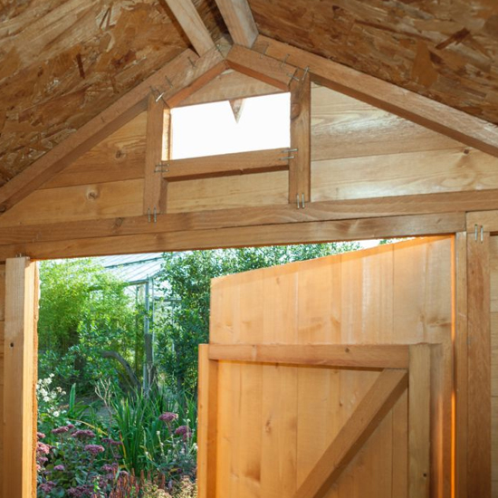 Stroden Wooden 7x5 Shiplap Security Shed In Dipped Honey Brown_3