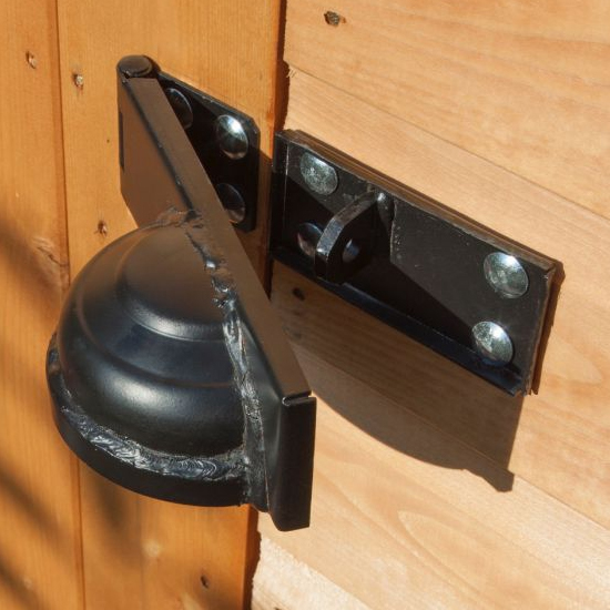 Stroden Wooden 8x6 Shiplap Security Shed In Dipped Honey Brown_2