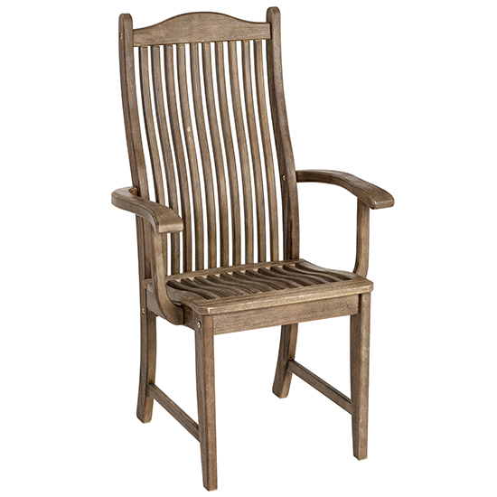 Product photograph of Strox Outdoor Wooden Bengal Armchair In Chestnut from Furniture in Fashion