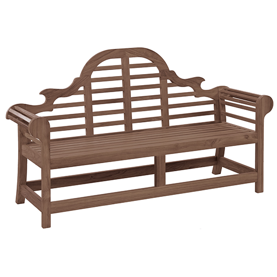 Read more about Strox outdoor lutyens 6ft wooden seating bench in chestnut