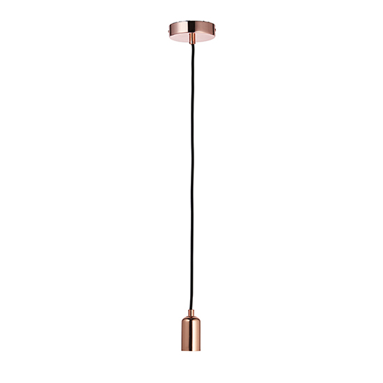 Studio 1 Light Ceiling Pendant Light In Copper