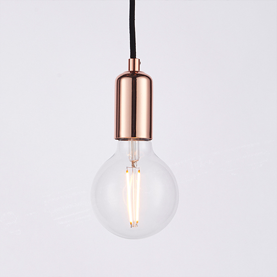 Studio 6 Lights Ceiling Pendant Light In Copper