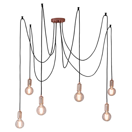 Photo of Studio 6 lights ceiling pendant light in copper