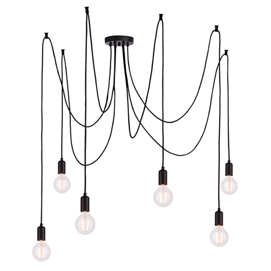 Read more about Studio 6 lights ceiling pendant light in matt black