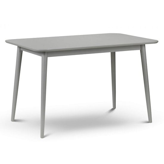 Product photograph of Takiko Wooden Dining Table Rectangular In Grey from Furniture in Fashion