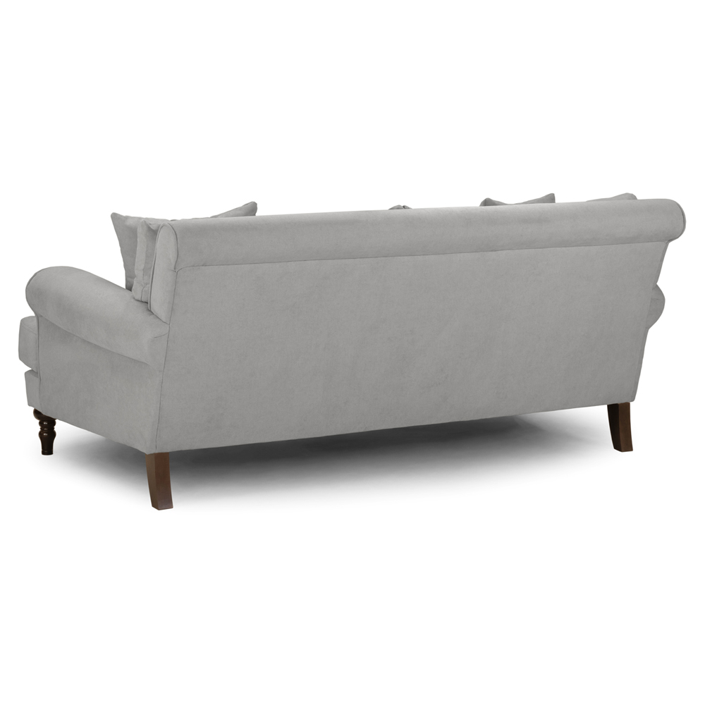 Summerfield Fabric 3 Seater Sofa In Grey