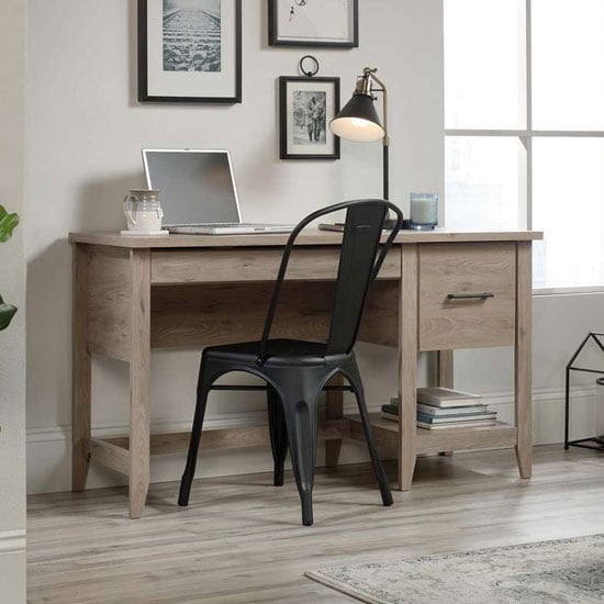 Summit Wooden Laptop Desk In Laurel Oak