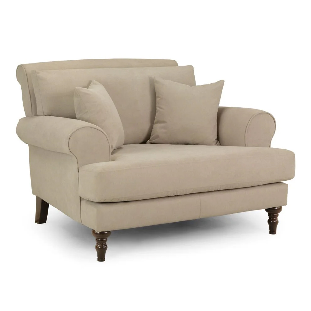 Read more about Sumter fabric 1 seater sofa in beige