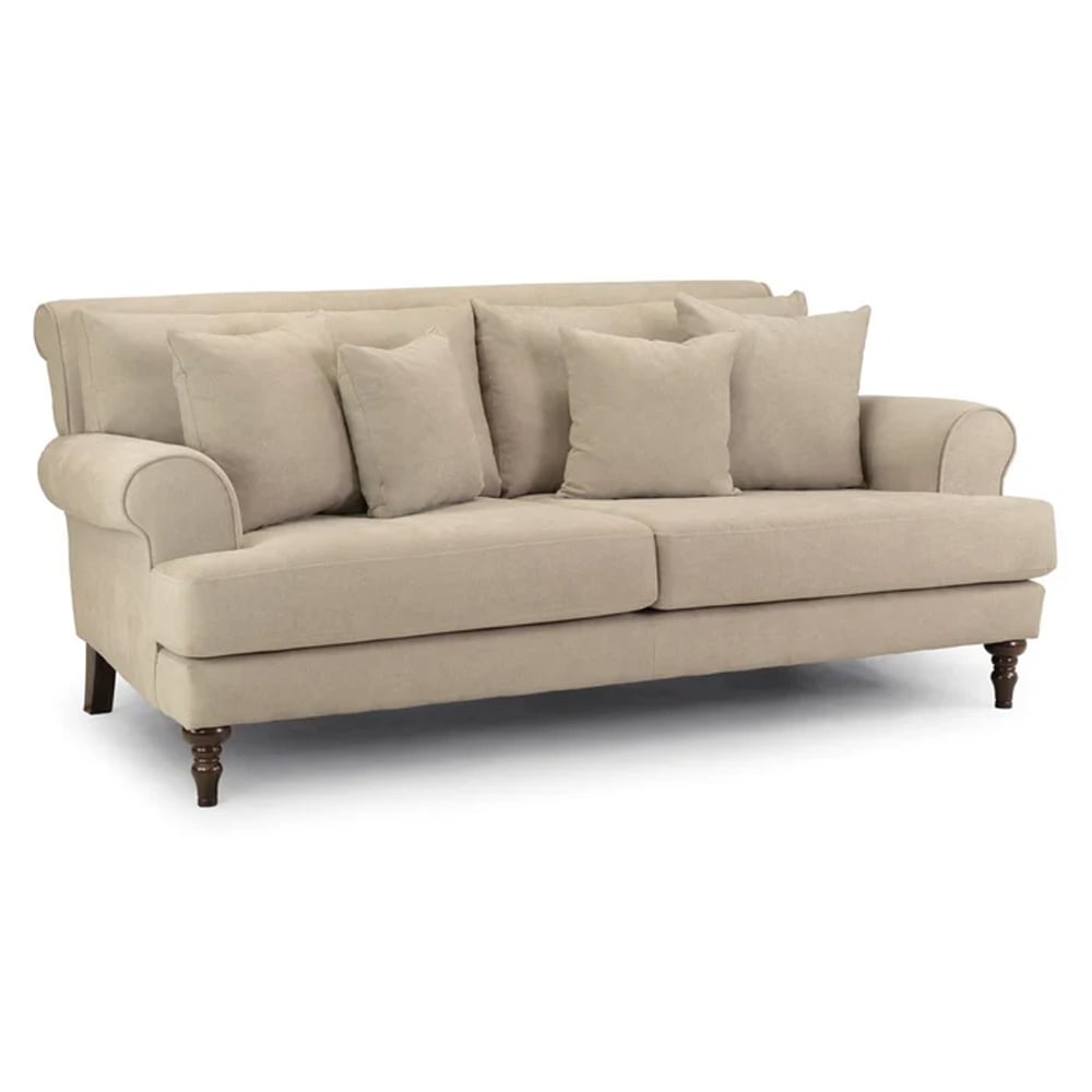 Read more about Sumter fabric 3 seater sofa in beige