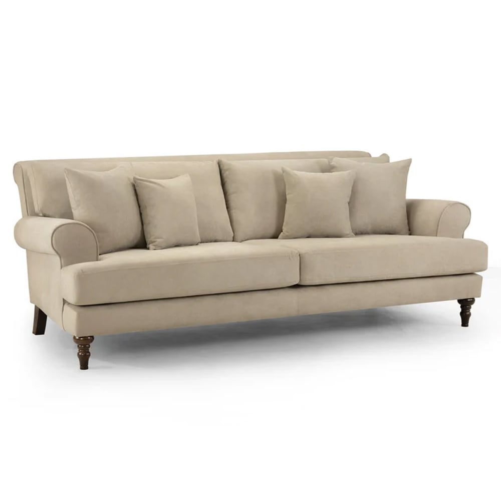 Read more about Sumter fabric 4 seater sofa in beige