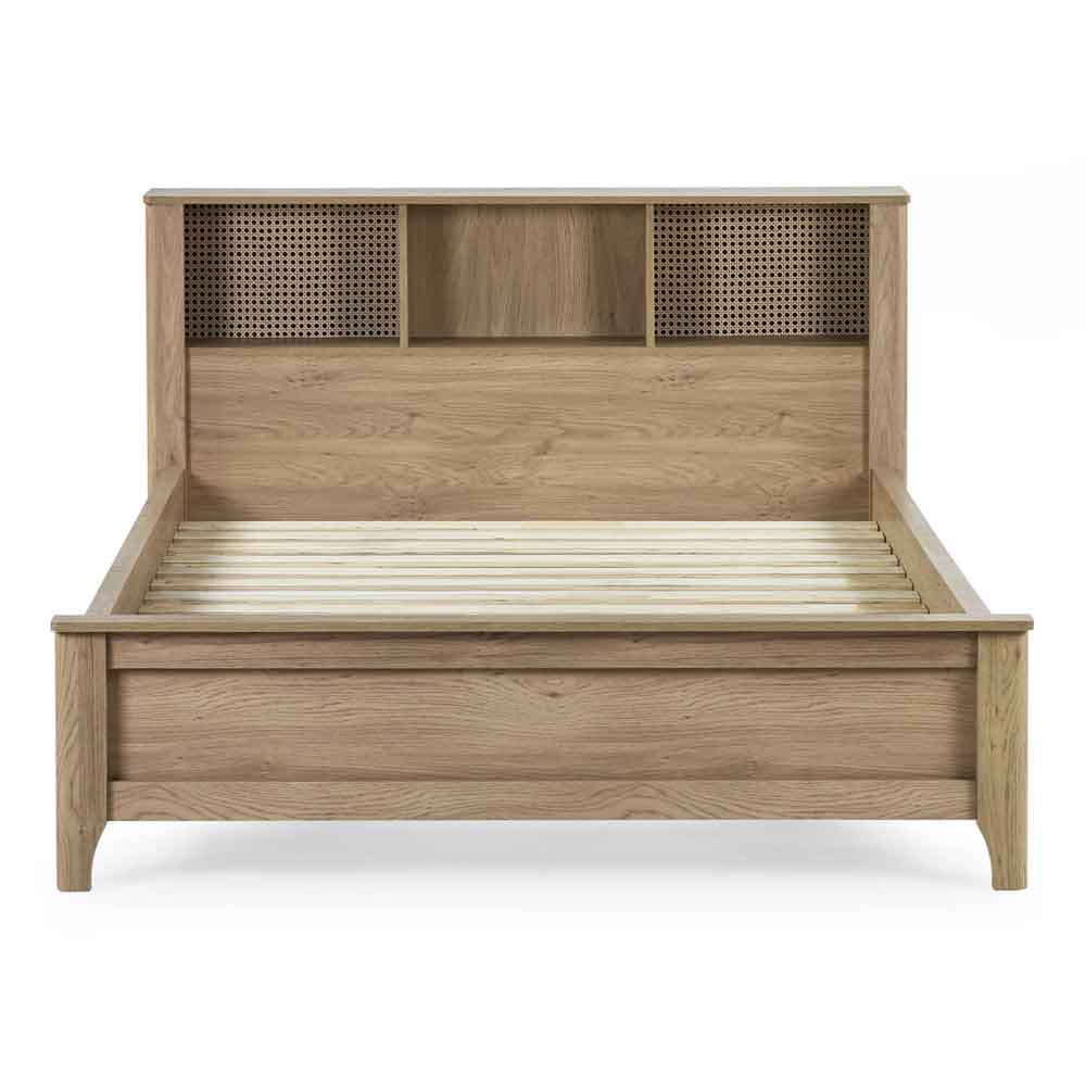 Sumter Wooden Double Bed in Brown
