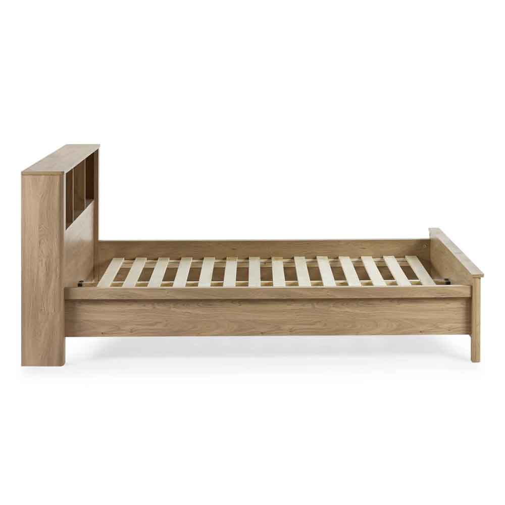 Sumter Wooden Double Bed in Brown