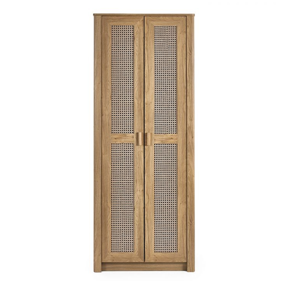 Sumter Wooden Wardrobe With 2 Doors In Oak