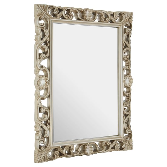 Read more about Sutu wall bedroom mirror in luxurious gold frame