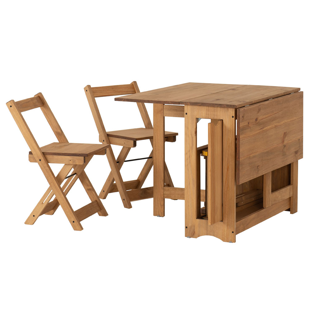 Suva Wooden Butterfly Dining Table with 4 Chairs in Natural