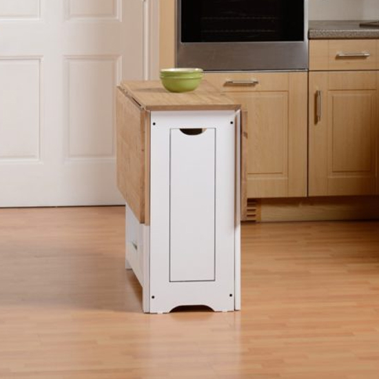 Suva Wooden Butterfly Dining Table With 4 Chairs In White