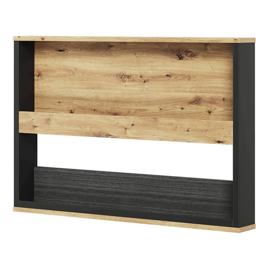 Swift Kids Wooden Wall Shelf Large In Artisan Oak