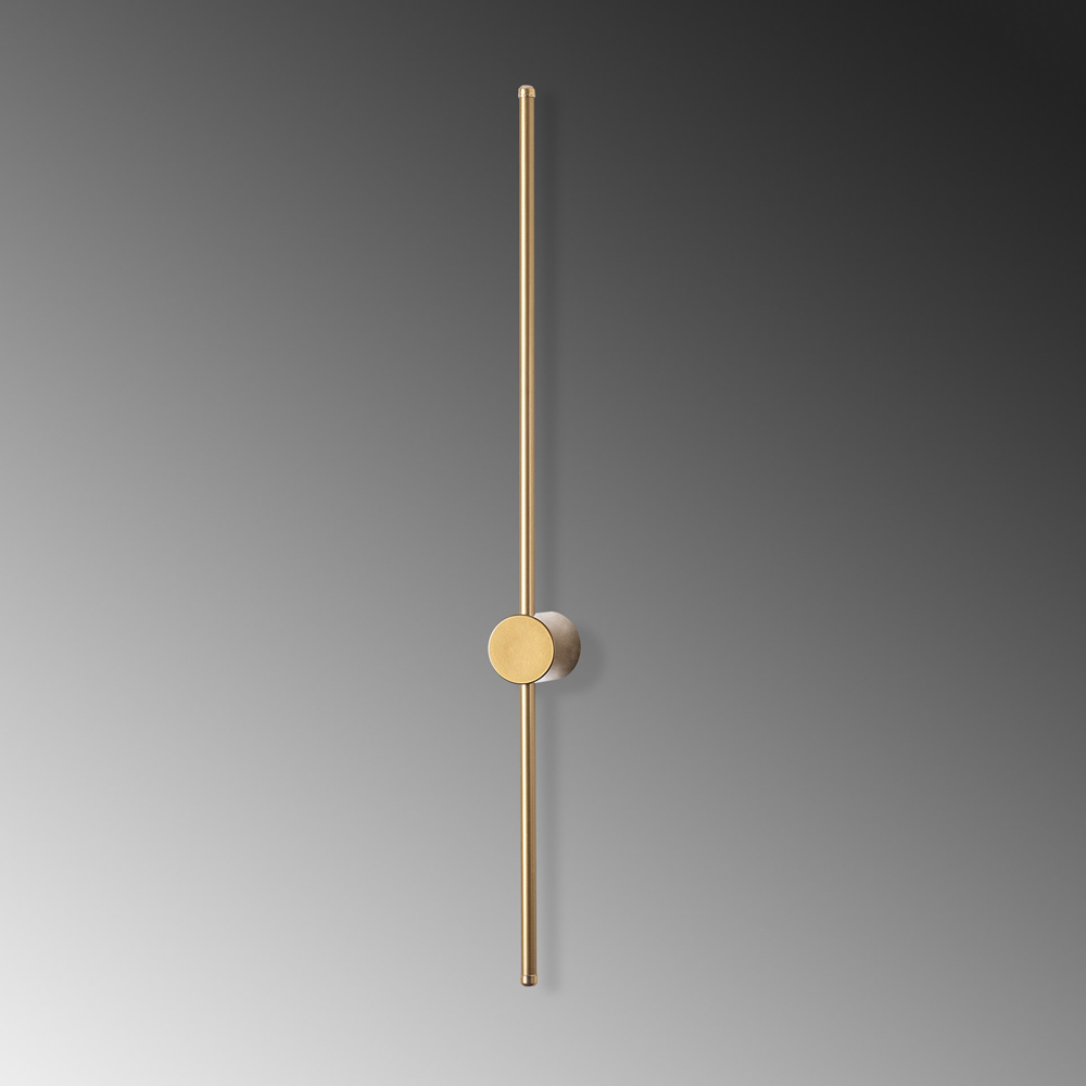 Sword Large Metal Wall Light in Gold