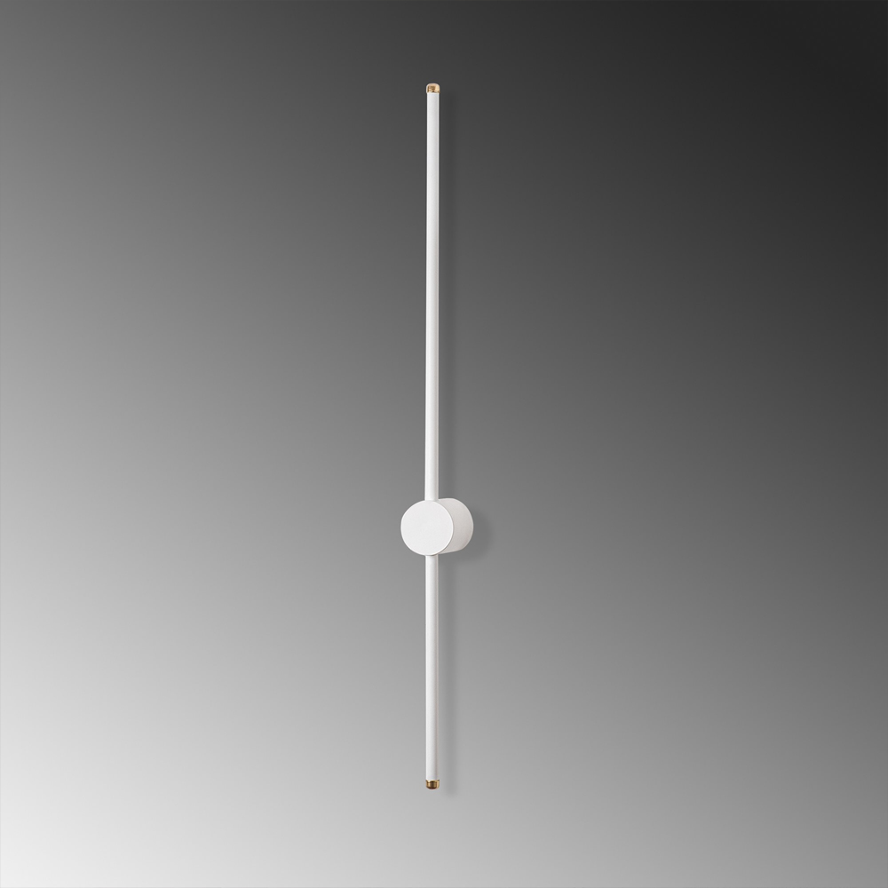 Sword Large Metal Wall Light in White