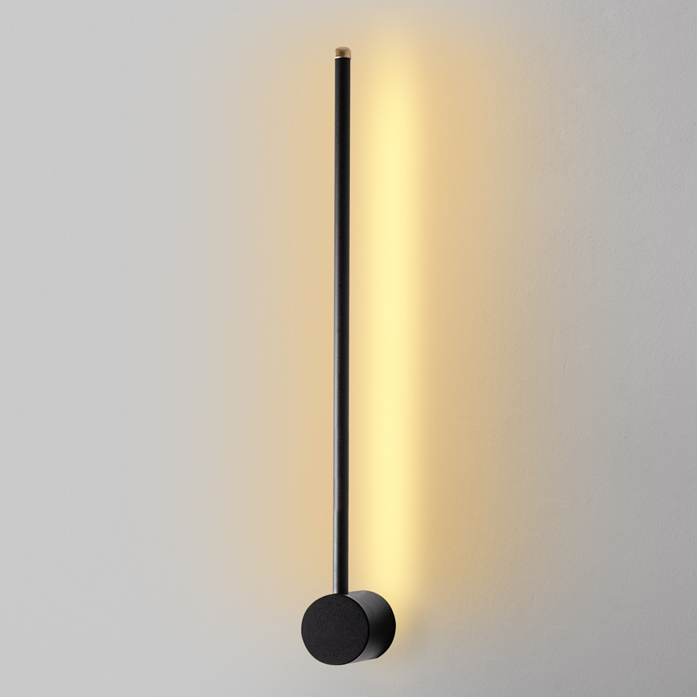 Sword Small Metal Wall Light in Black