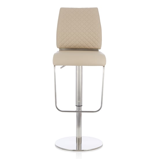 Sycota Faux Leather Swivel Gas-Lift Bar Stool In Taupe_1
