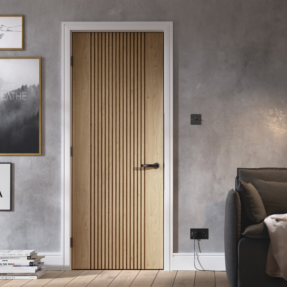 Read more about Sydney 1981mm x 762mm wooden pre finished internal door in oakq