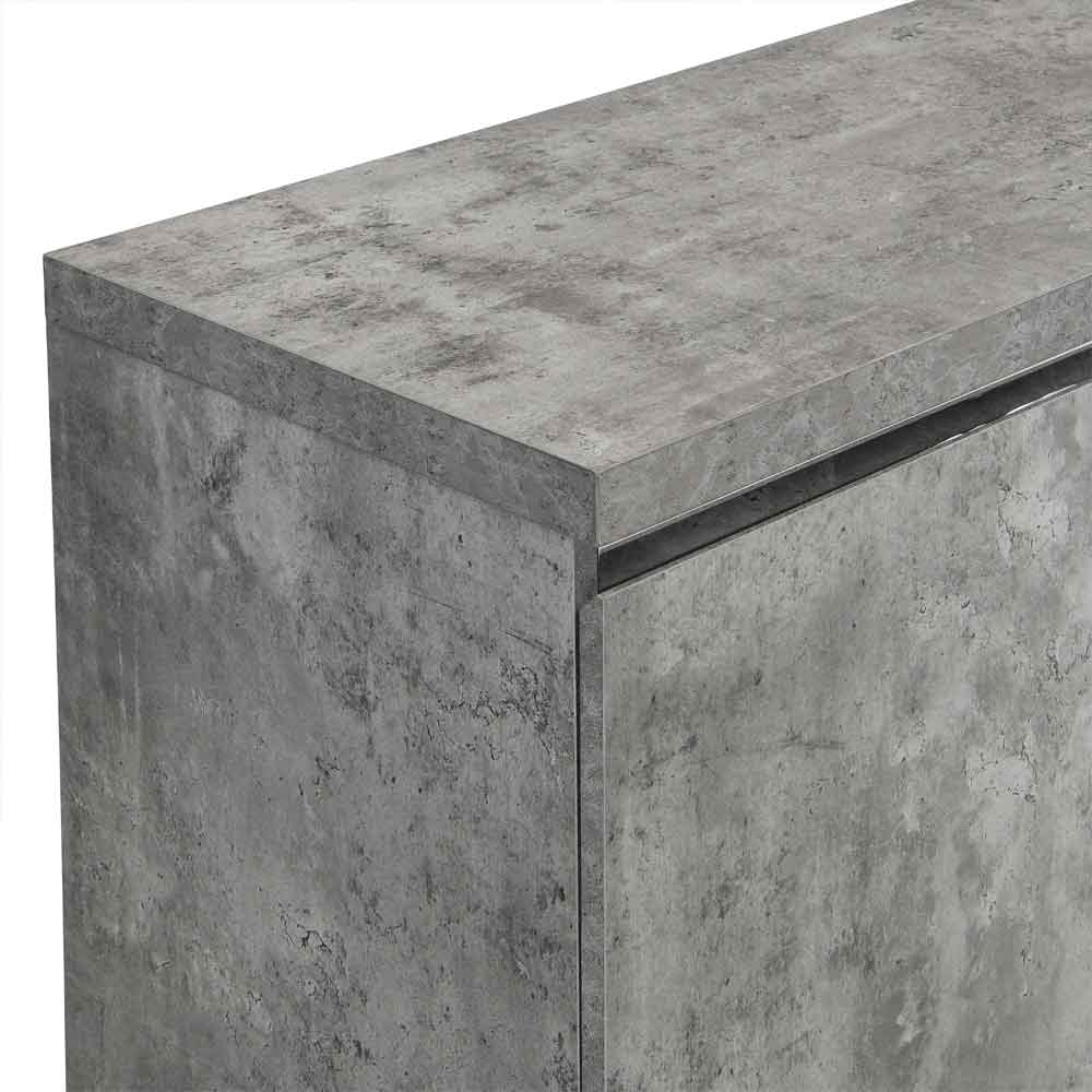 Sydney Wooden Sideboard with 3 Doors and 3 Drawers in Concrete