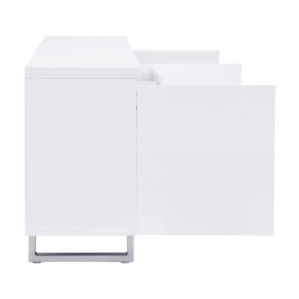 Sydney High Gloss Sideboard with 3 Doors and 3 Drawers in White