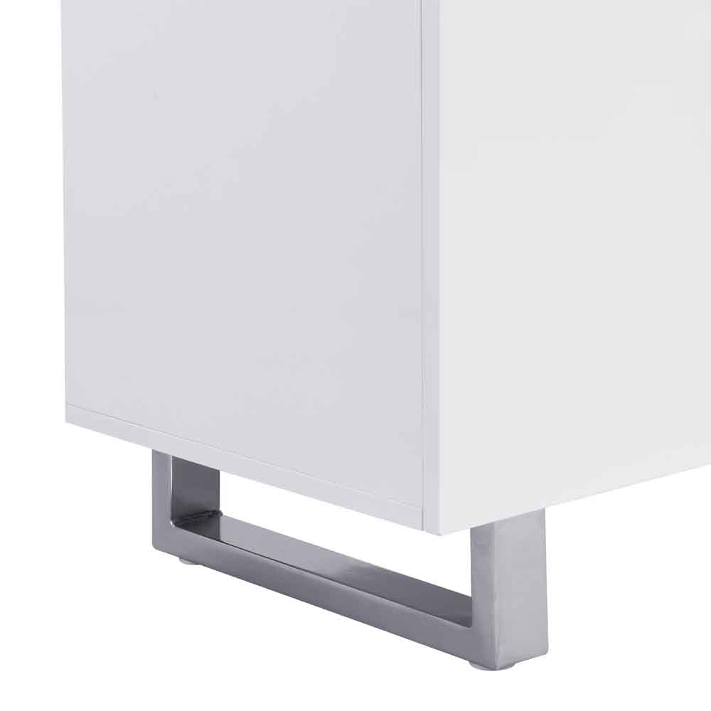 Sydney High Gloss Sideboard with 3 Doors and 3 Drawers in White