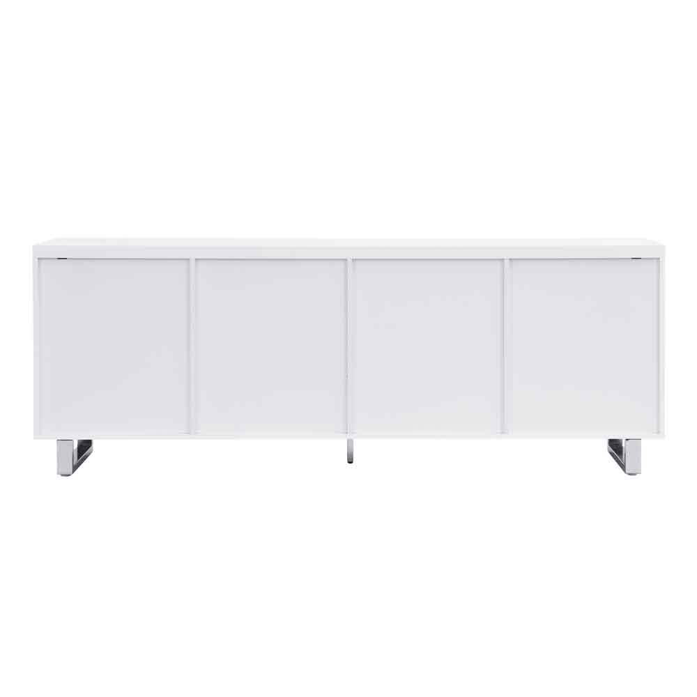 Sydney High Gloss Sideboard with 3 Doors and 3 Drawers in White