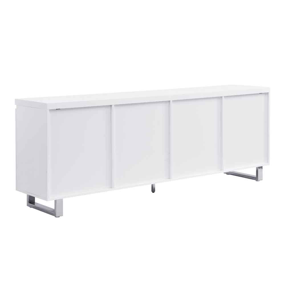 Sydney High Gloss Sideboard with 3 Doors and 3 Drawers in White