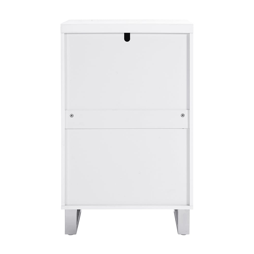 Sydney High Gloss Chest Of 4 Drawers In White