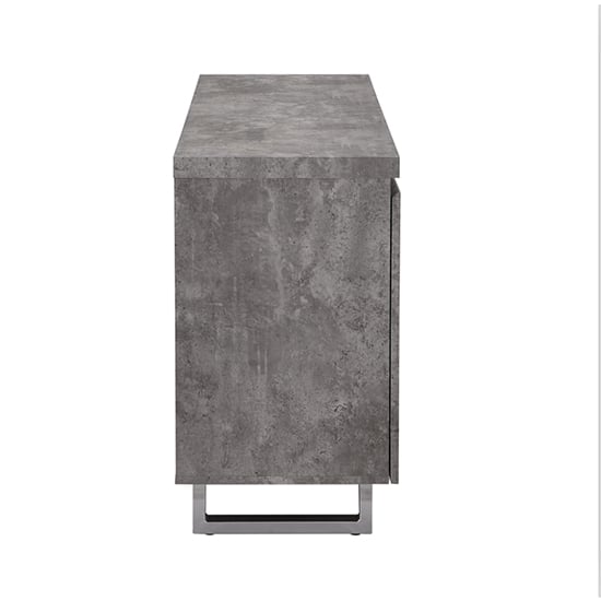 Sydney Large Sideboard With 2 Door 3 Drawer In Concrete Effect_11
