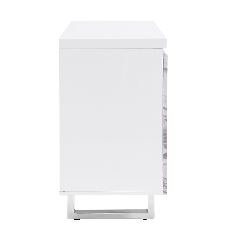 Filo Sydney Small Sideboard With 1 Door 3 Drawer In White