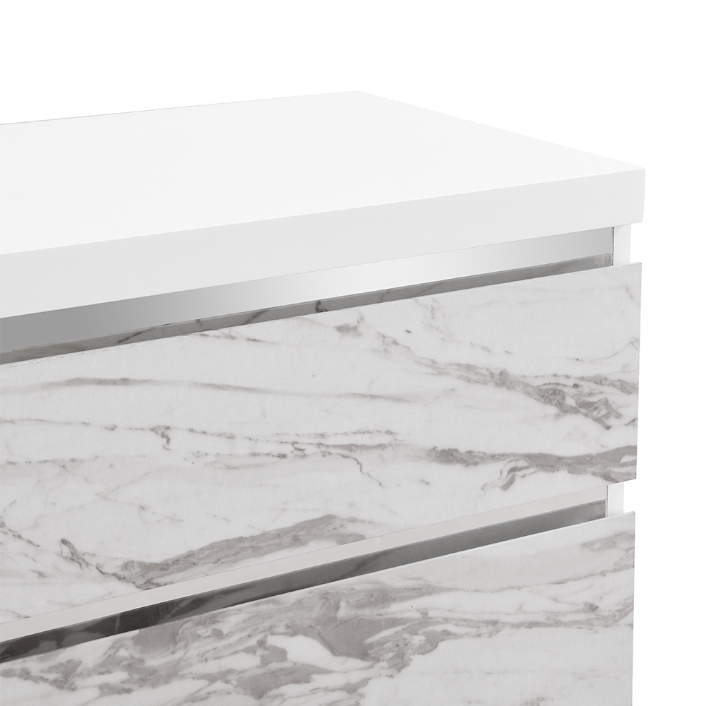 Filo Sydney Small Sideboard With 1 Door 3 Drawer In White