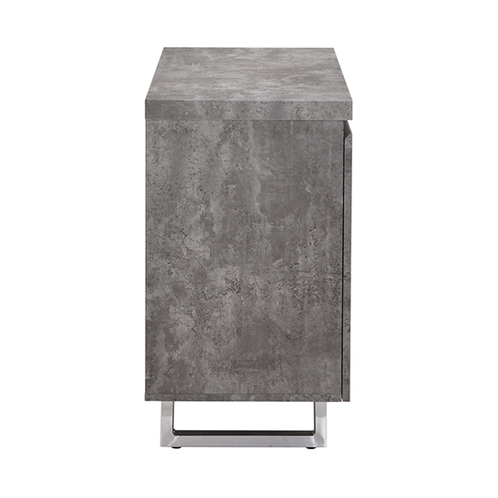 Sydney Small Sideboard With 1 Door 3 Drawer In Concrete Effect