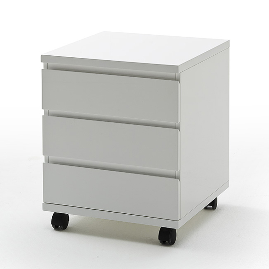 Read more about Sydney chest of 3 drawers in white high gloss