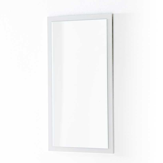 Photo of Sydney wall mirror on a high gloss white wall mount