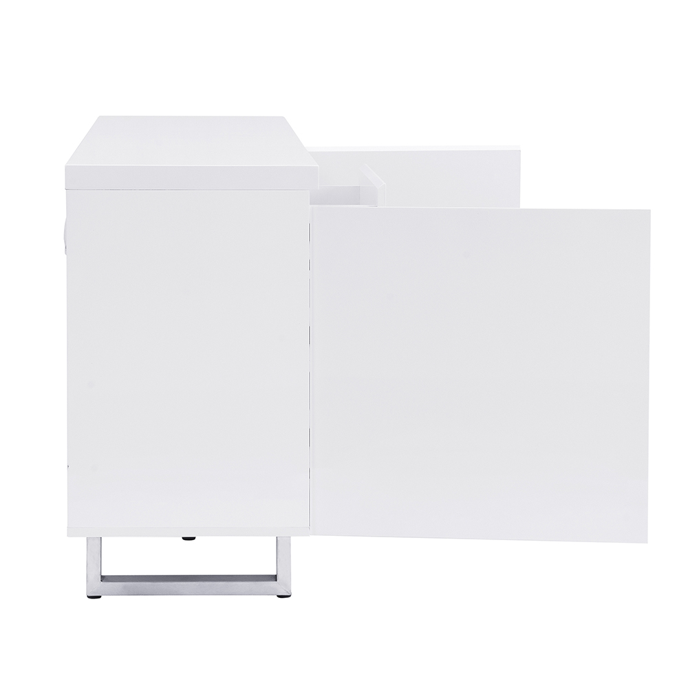 Sydney High Gloss Sideboard With 2 Door 3 Drawer In White