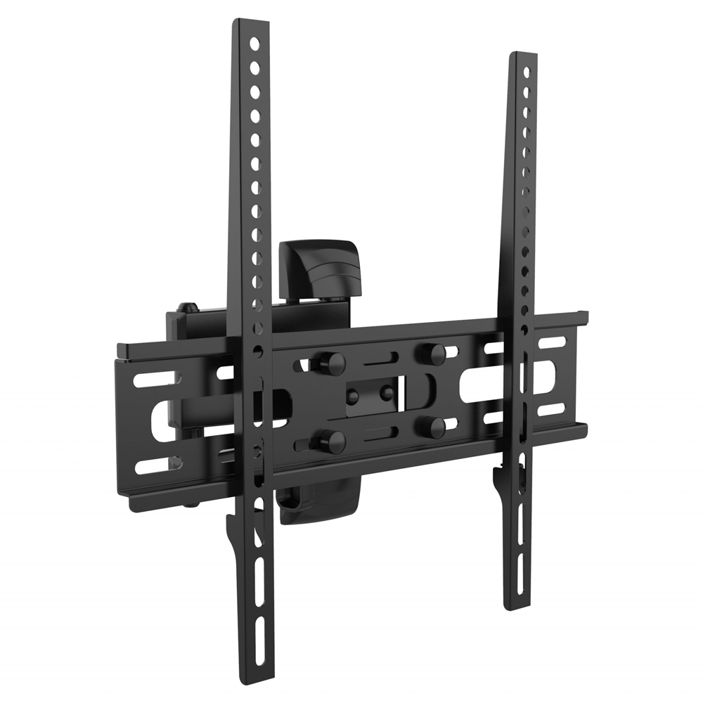 Syralon 55" Metal Swivel Wall TV Bracket in Black