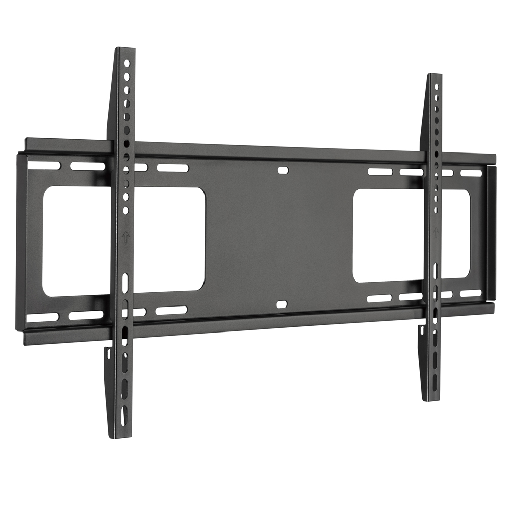 Syralon 90" Metal Fixed Heavy Duty Wall TV Bracket in Black