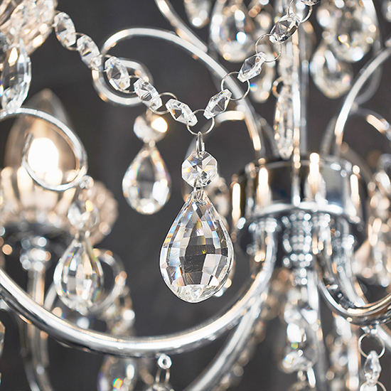 Tabitha 5 Lights Ceiling Pendant Light In Polished Chrome
