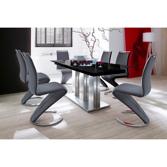 table chair massimo black - Tips To Choosing Small Dining Sets For 4 People