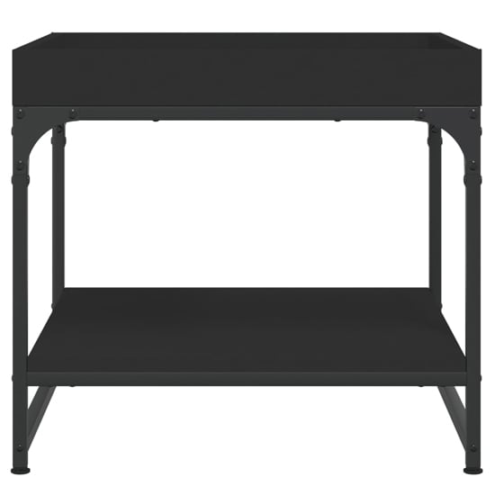 Tacey Wooden Coffee Table Square In Black