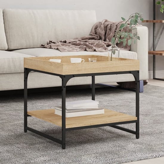 Read more about Tacey wooden coffee table square in sonoma oak