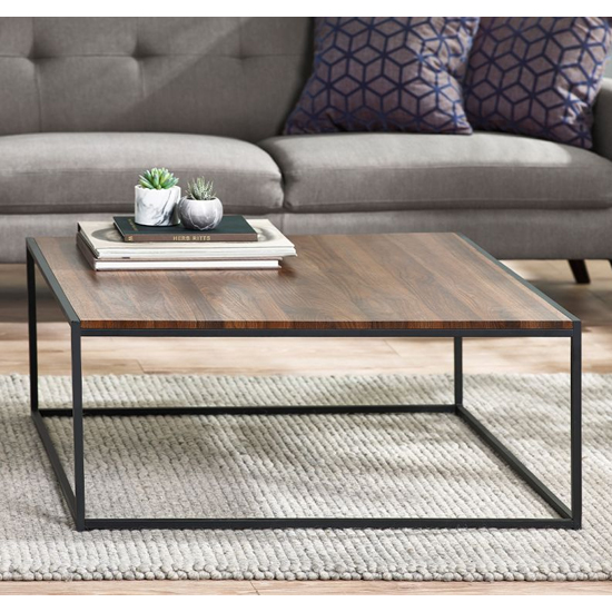 Read more about Tacita square wooden coffee table walnut