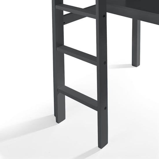 Takako Wooden Highsleeper Bunk Bed With Desk In Anthracite_6