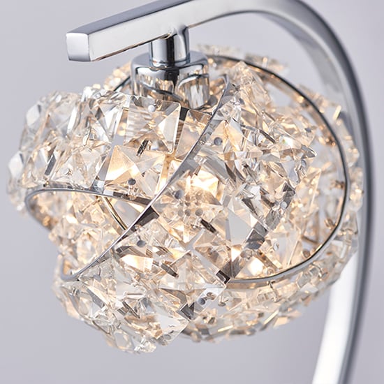 Talia Clear Crystal Touch Table Lamp In Chrome_4