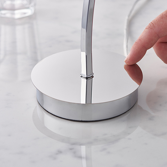 Talia Clear Crystal Touch Table Lamp In Chrome_5
