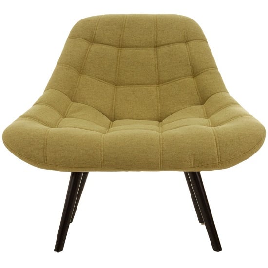 Product photograph of Hyadum Faux Linen Upholstered Bedroom Chair In Green from Furniture in Fashion